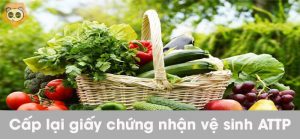 giấy chứng nhận vệ sinh an toàn thực phẩm